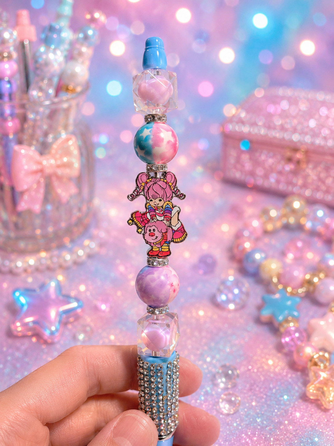 π Pastel Dream Girl Beaded Pen π