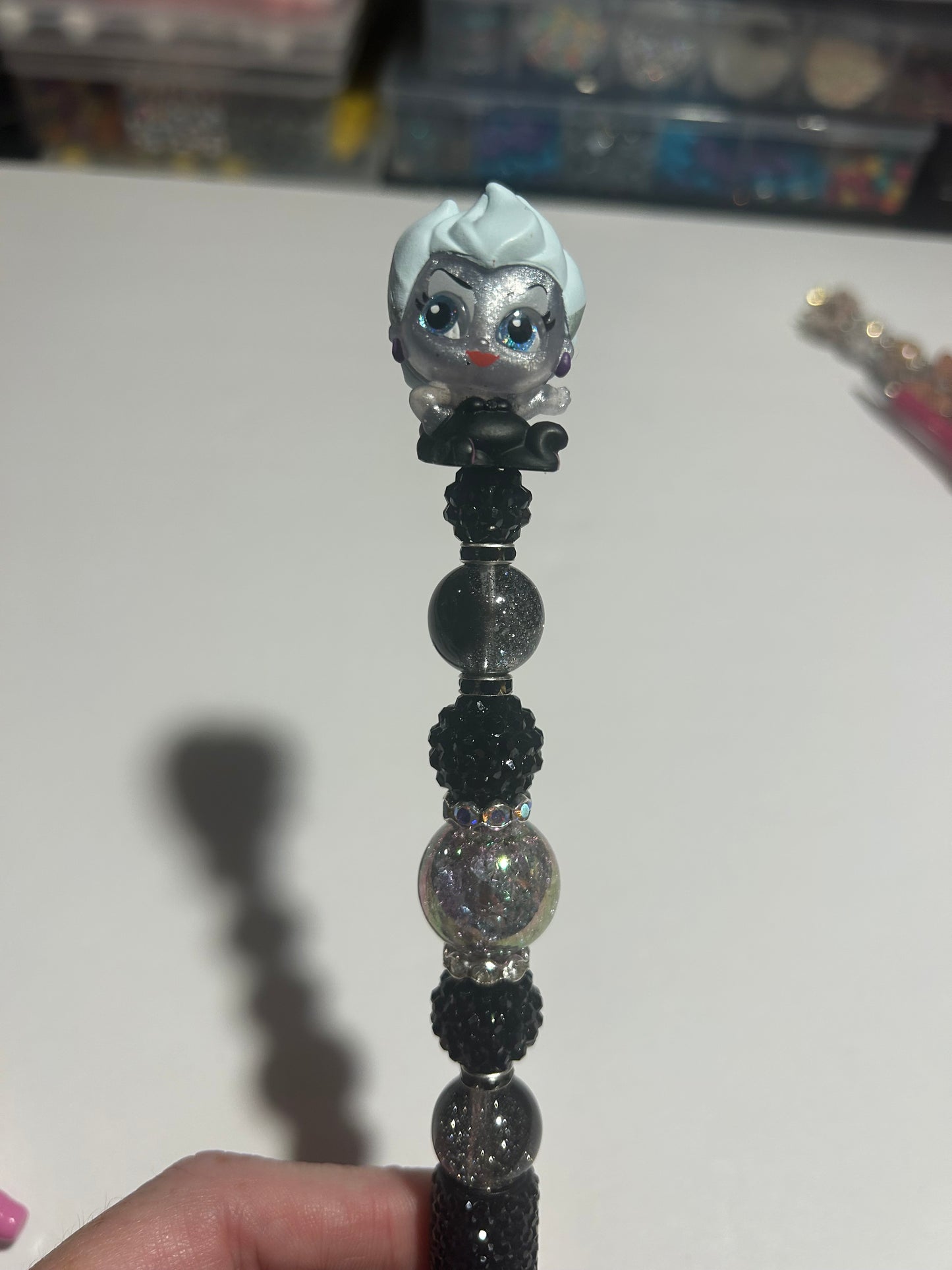 Mystic Sea Witch Rhinestone Beaded Pen ✨