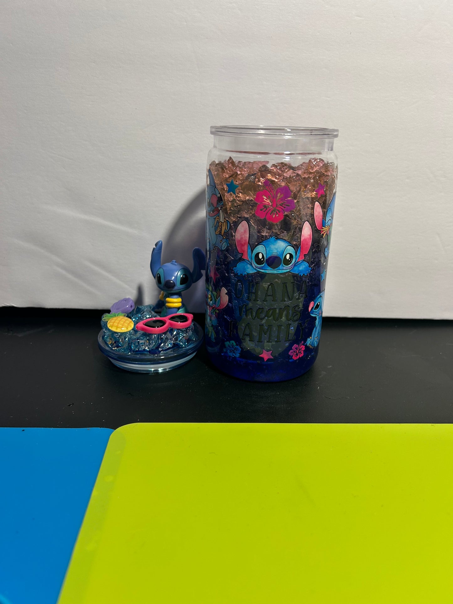 Ohana Means Family Acrylic Can Cup š