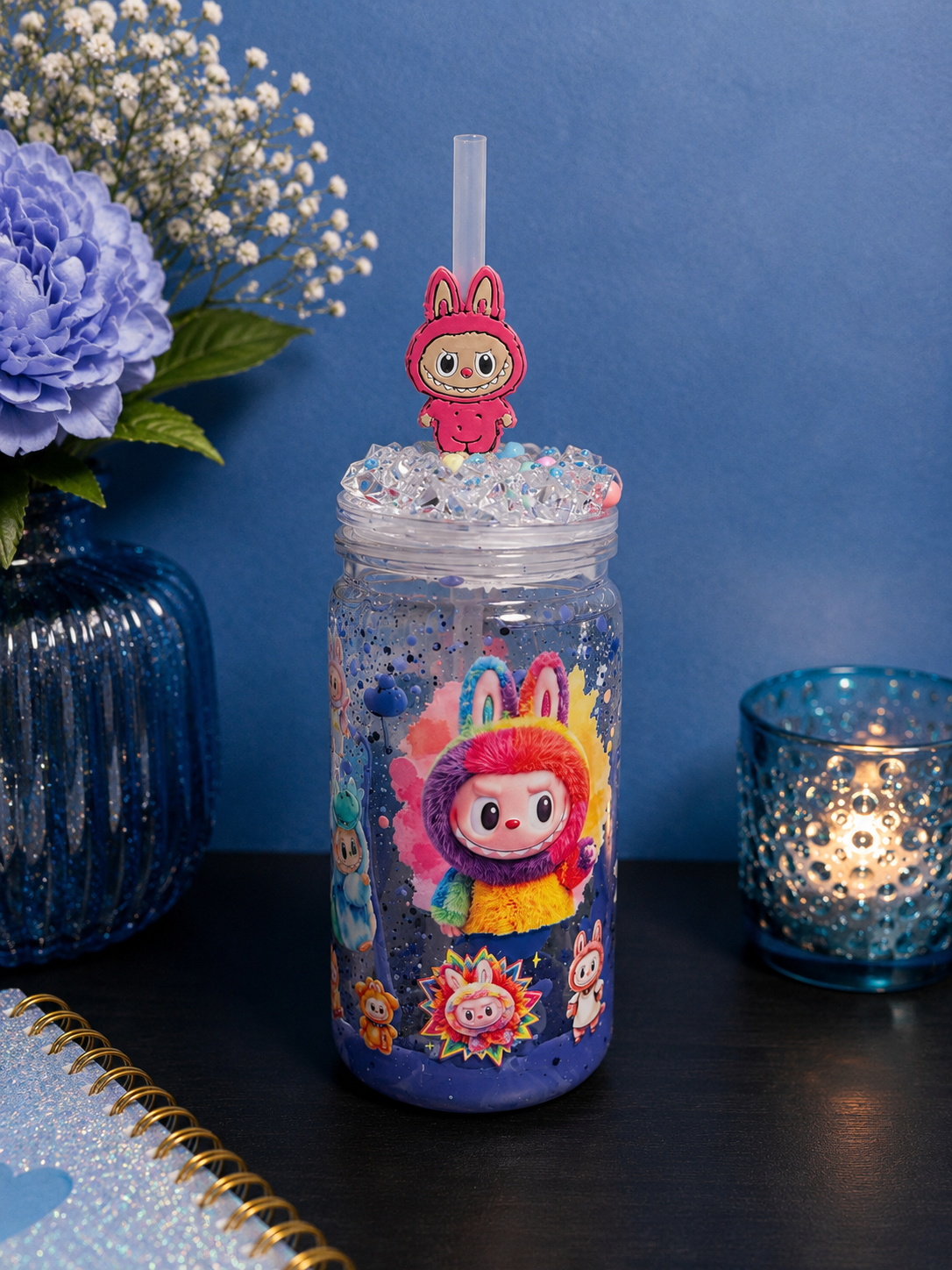 Rainbow Bunny Lava Tumbler πβ¨