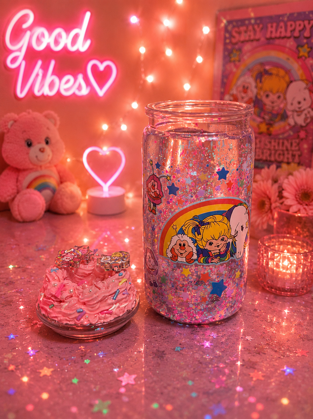 Retro Rainbow Lava Tumbler 🌈✨💖