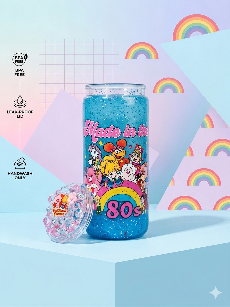 Made in the 80’s Retro Dual Lava Cup 🌈✨🪩