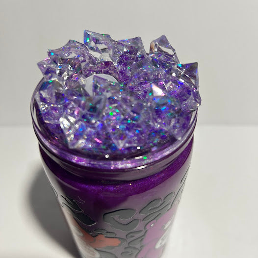 B* Please Bear 20 oz Cat Eye Acrylic Tumbler 💜🐻✨